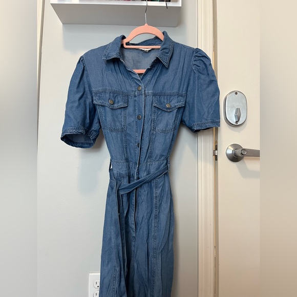Chambray Jumpsuit - Picture 1 of 3